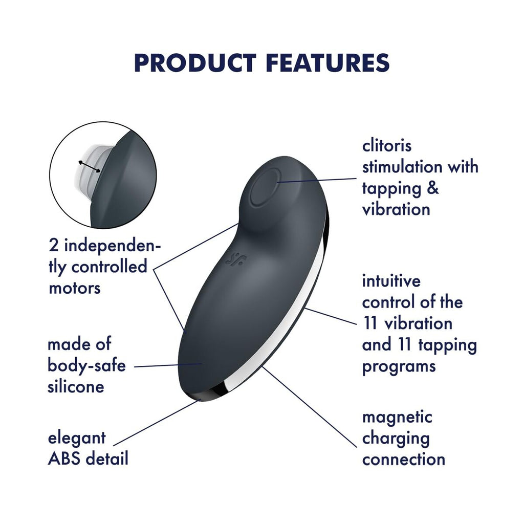 Erotic massager Satisfyer Grey-10